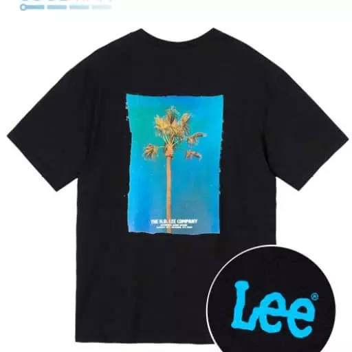 팜트리 포토 티셔츠 블랙