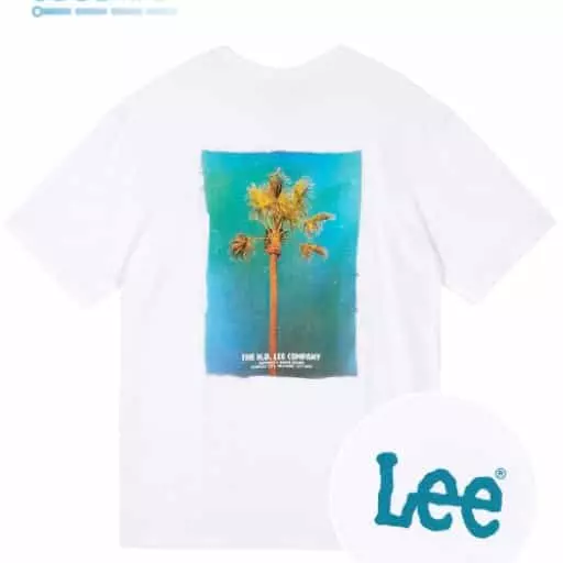 팜트리 포토 티셔츠 화이트