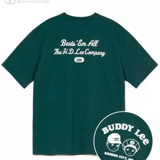 버디리 슬로건 티셔츠 그린