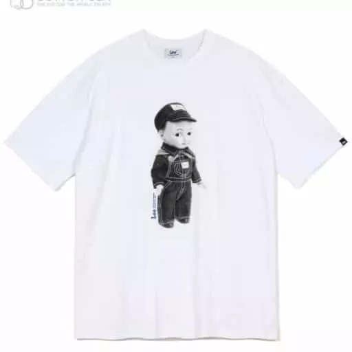 버디리 포토 티셔츠 화이트