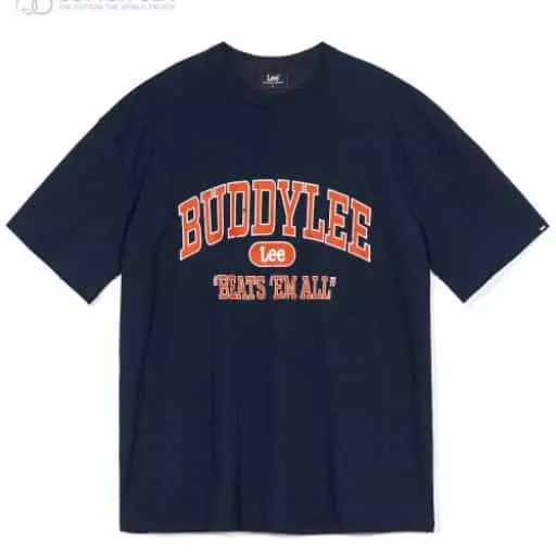 버디리 아치 티셔츠 네이비