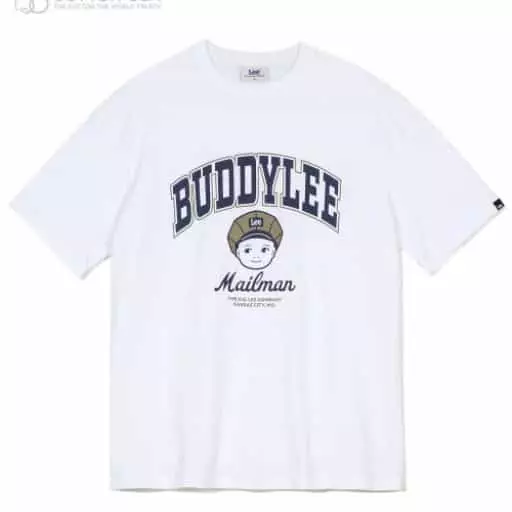 메일맨 버디리 티셔츠 화이트
