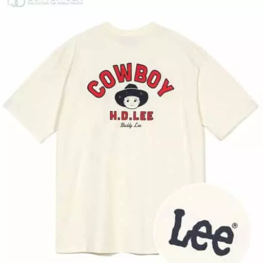 카우보이 버디리 티셔츠 아이보리