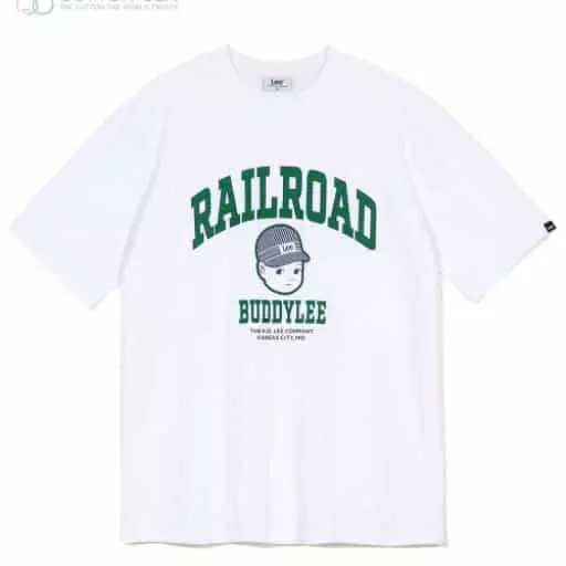 레일로드 버디리 티셔츠 화이트