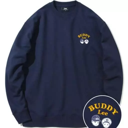 스몰 버디리 맨투맨 네이비