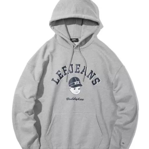 버디리 아치 로고 후디 그레이