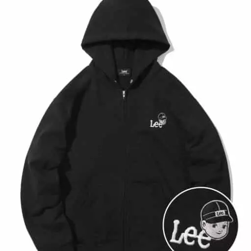 버디리 후드 집업 블랙