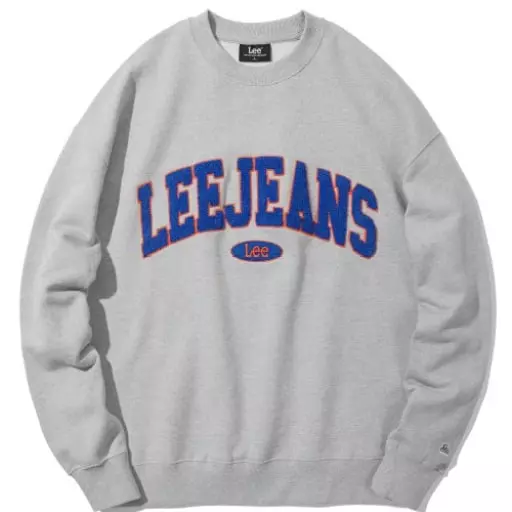 부클 아치 맨투맨 그레이