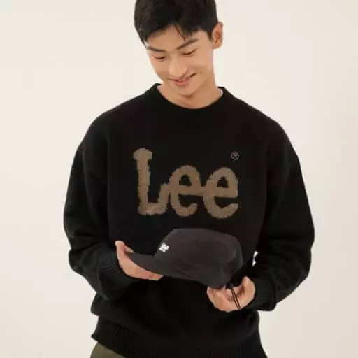 트위치로고 풀오버 니트 블랙