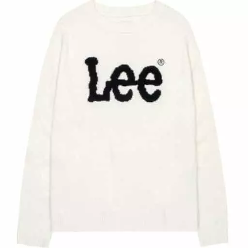 빅 트위치 로고 풀오버 니트 아이보리