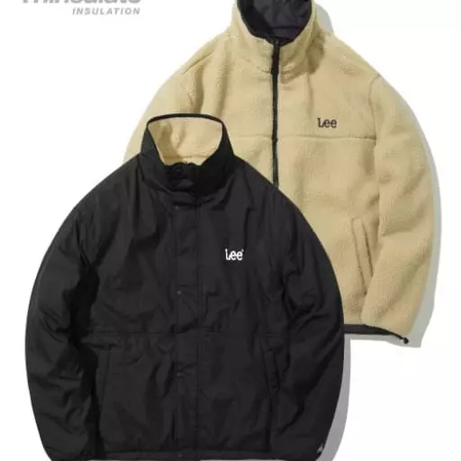 트위치로고 리버시블 보아 플리스 자켓 블랙