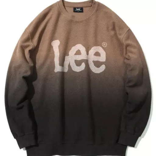 빅 트위치 그라데이션 맨투맨 브라운