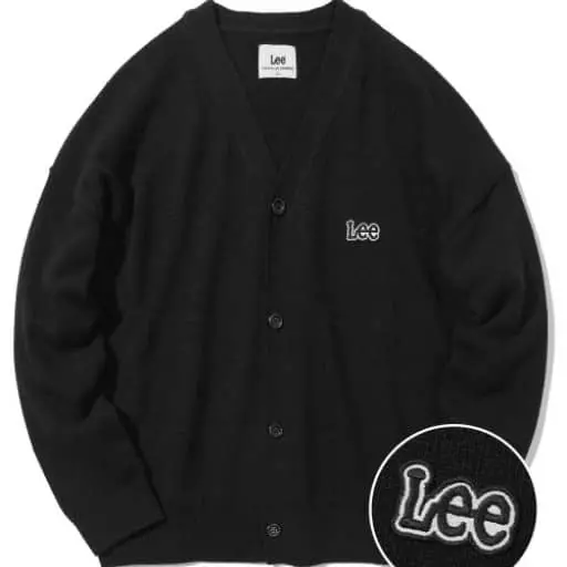 트위치로고 오버핏 가디건 블랙