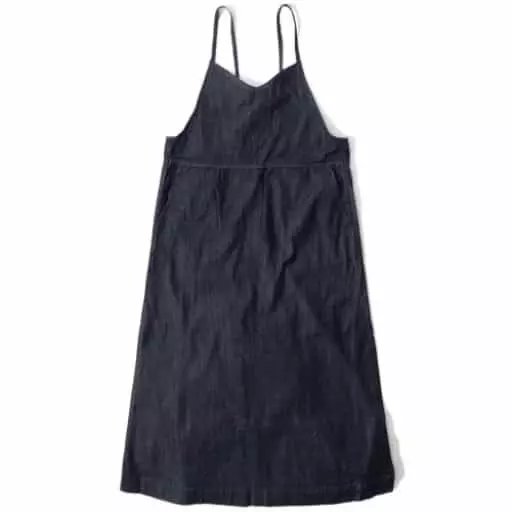 우먼스 릴렉스 데님 뷔스티에 원피스 인디고 미디움