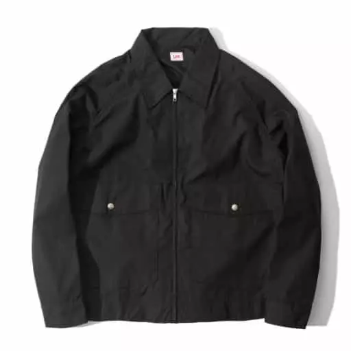 2포켓 블루종 점퍼 블랙