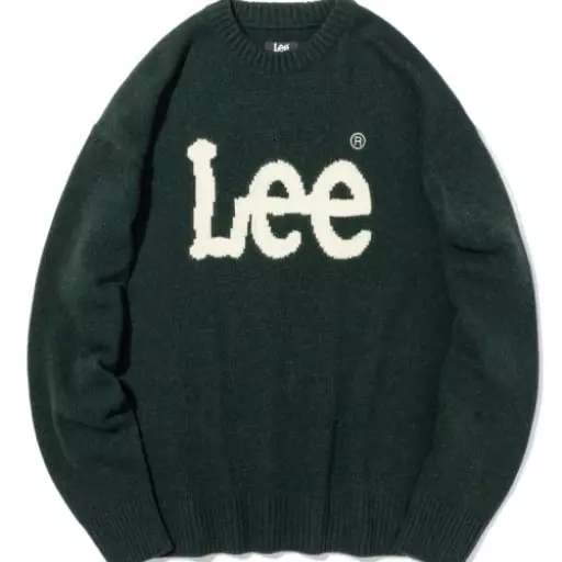 트위치로고 풀오버 니트 그린