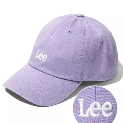 스몰 트위치로고 코튼 커브 볼캡 라벤더