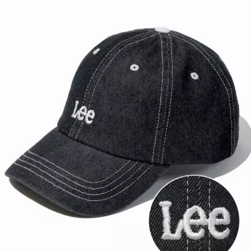 스몰 트위치로고 코튼 커브 볼캡 인디고 로우