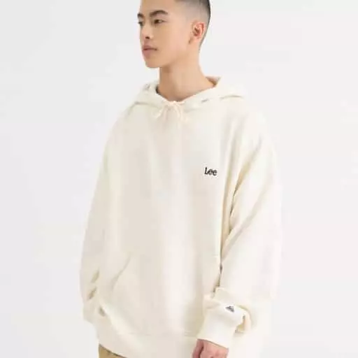 스몰 트위치 오버핏 후드 티셔츠 옐로우