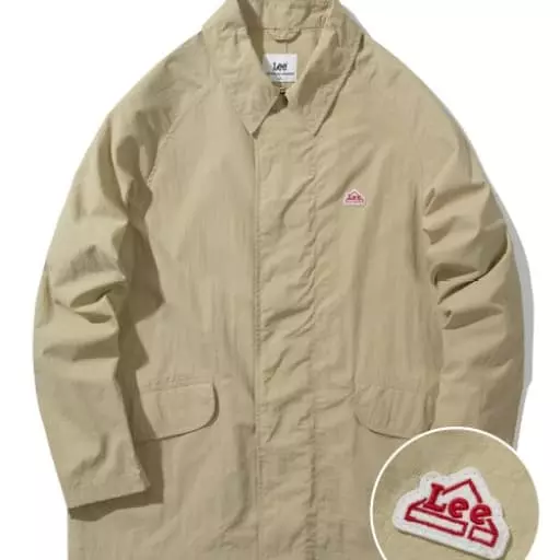 하프기장 트렌치 자켓 베이지