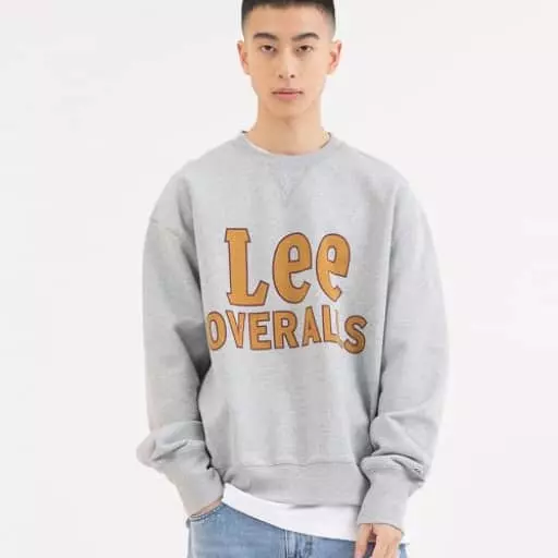 빈티지 핏 맨투맨 그레이