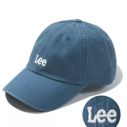 트위치로고 피그먼트 볼캡 블루