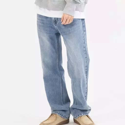 남성 레귤러핏 L톤 데님 팬츠 인디고 라이트