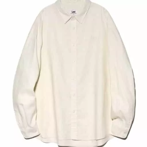 린넨 오버핏 셔츠 아이보리