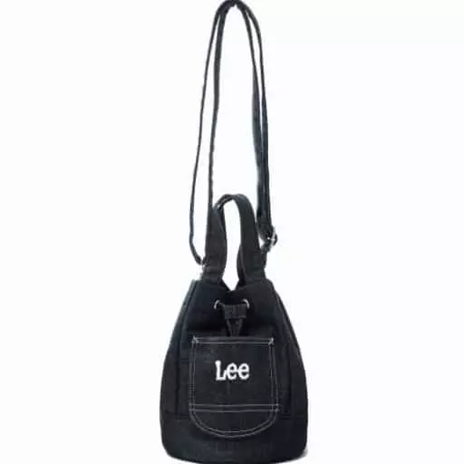 트위치로고 포켓 버킷백 인디고 로우