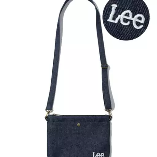 트위치로고 미니 데님 크로스백 인디고 다크