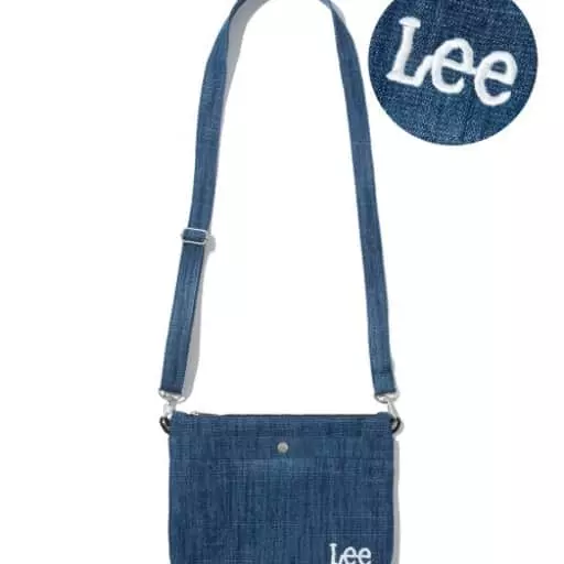 트위치로고 미니 데님 크로스백 인디고 미디움