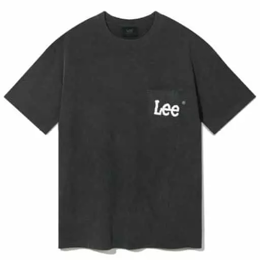 트위치 로고 포켓 티셔츠 차콜