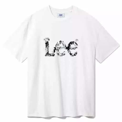 빈티지 페이퍼 트위치 로고 티셔츠 화이트