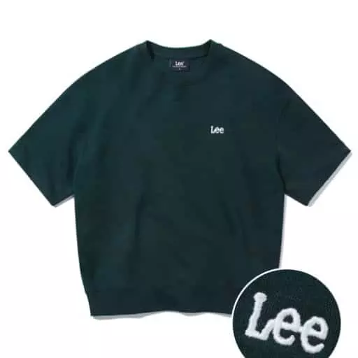 숏슬리브 루즈핏 맨투맨 다크 파인