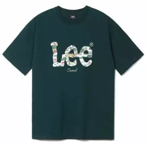 서울 에디션 트위치 로고 티셔츠 다크 파인