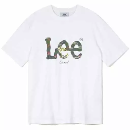 서울 에디션 트위치 로고 티셔츠 화이트