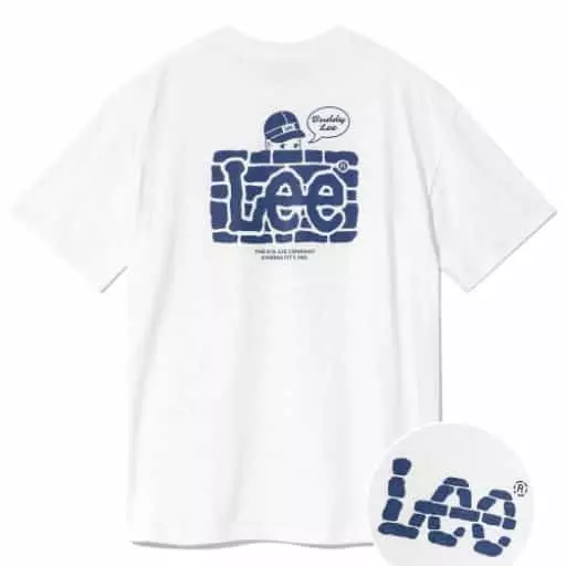 버디리 브릭 그래픽 티셔츠 화이트