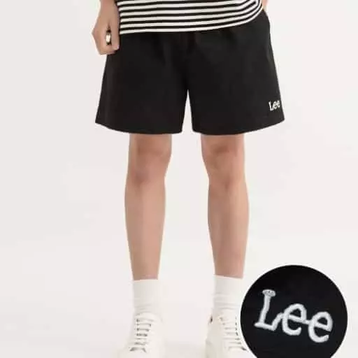 코튼 밴딩 쇼츠 블랙