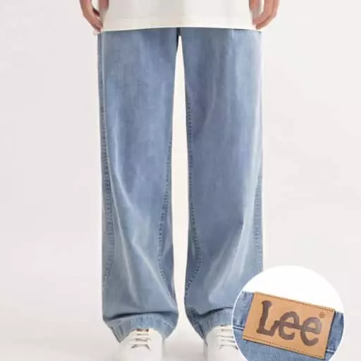 쿨맥스 남성 와이드핏 L톤 데님 투턱 팬츠 인디고 라이트