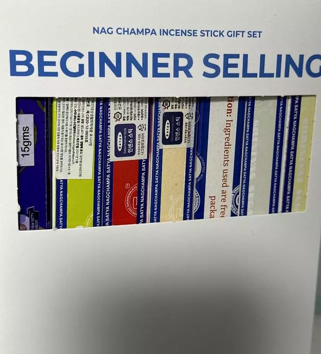 처음 구매해본 브랜드인데, 기존 인센스와 달리 가루가 붙어 있는 신기하더라구요!
