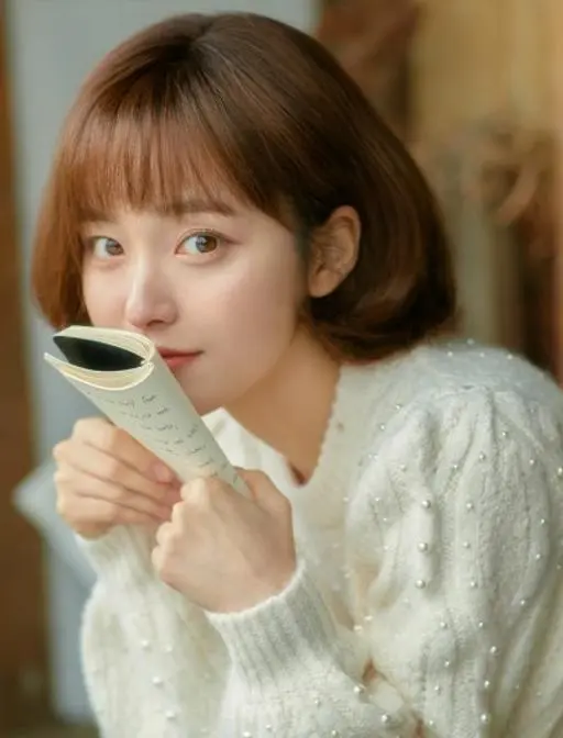 수제통가발) 코코 C컬펌 단발 그라데이션 컬러