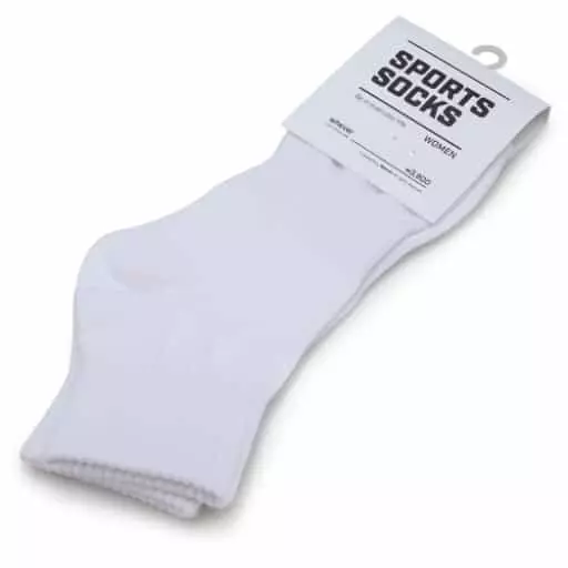 웨버ACC 여성 양말 스포츠 화이트