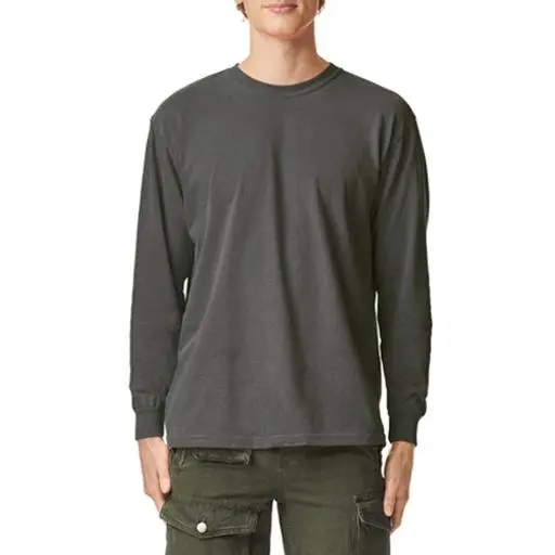 6014 가먼트다이 오버핏 무지 긴팔티 2XL | 페퍼