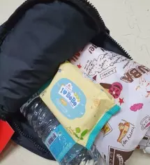 아기 기저귀 가방 생각하고 샀는데
