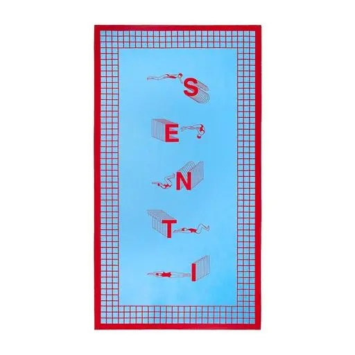 센티 스윔플로우 비치타올 [레드블루] STW-210