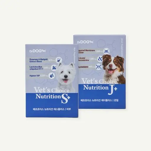 베츠초이스 뉴트리션 피부 모질 플러스+관절 플러스 영양제 세트